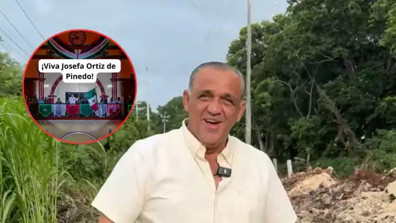 El alcalde Juan Carlos Hernández Rath se disculpó tras confundir a Josefa Ortiz de Domínguez en el Grito de Independencia.