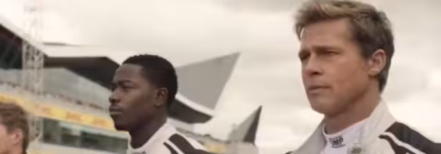 Sergio "Checo" Pérez comparte escena con Brad Pitt en los pits durante el rodaje de la película F1, fusionando el glamour de Hollywood con la adrenalina de la Fórmula 1.