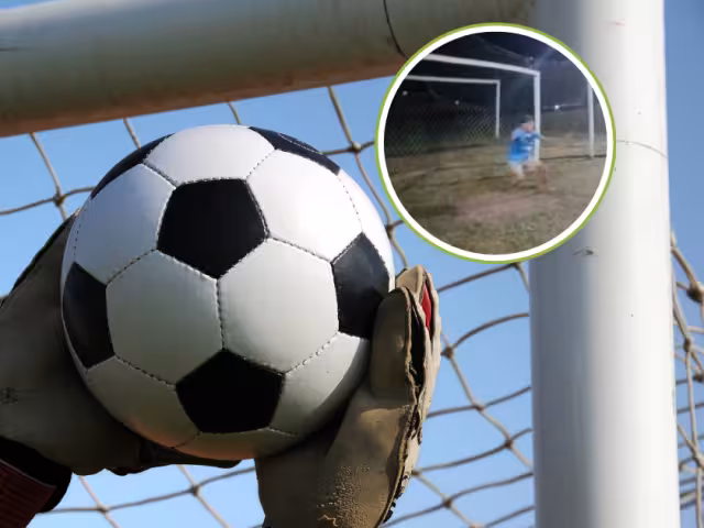 El momento exacto del accidente fatal.