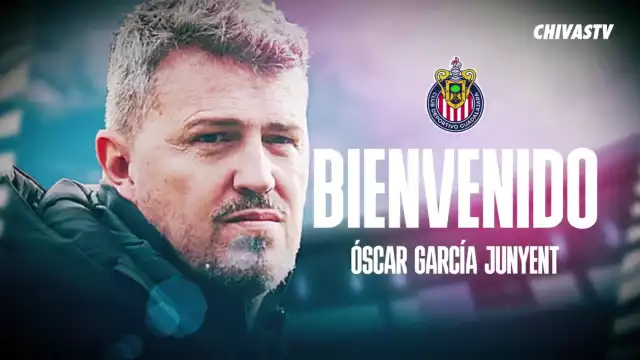 Óscar García es el nuevo DT de Chivas.