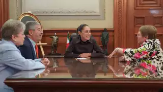 Presidenta Sheinbaum recibe a Michelle Bachelet para hablar de AL y el liderazgo de la mujer en la política