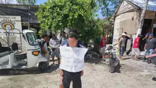 Vecinos de Playa del Carmen detienen a presuntos extorsionadores; cobraban más de  10 mil pesos  por luz
