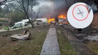 Un avión de la aerolínea brasileña VoePass se desplomó este viernes mientras volaba de Cascavel a Sao Paulo