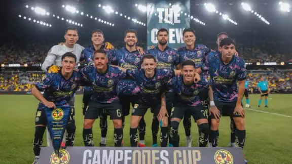 El once inicial del América