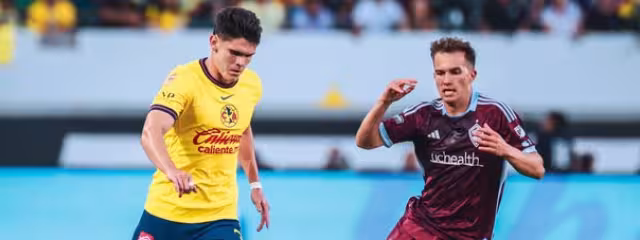 América en la acción en patio ajeno