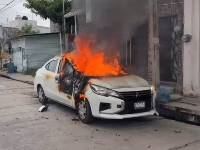 El coche se encontraba estacionado