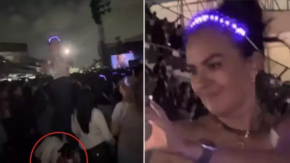 La mujer fue criticada por la acción La mujer fue criticada por la acción