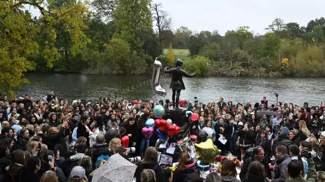 El parque fue el punto de reunión de los fans