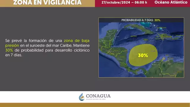 Pronostican intensas lluvias para el lunes en Campeche y Quintana Roo