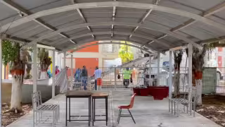 Obrero termina lesionado tras romperse disco de herramienta en plena obra