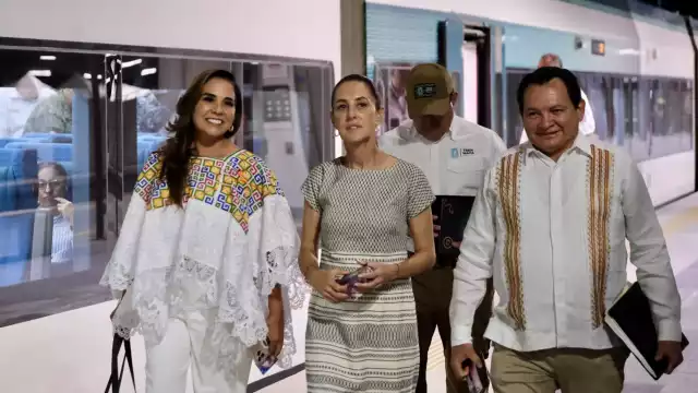 El goberndor de Yucatán anunció que viajará con la presidenta Sheinbaum en el Tren Maya.