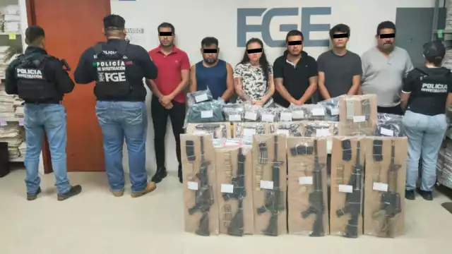 Los detenidos fueon identificados como Miriam “N”, Lorenzo David “N”, Gerardo “N”, Pantalion “N”, Víctor Daniel “N” y Jonathan “N”