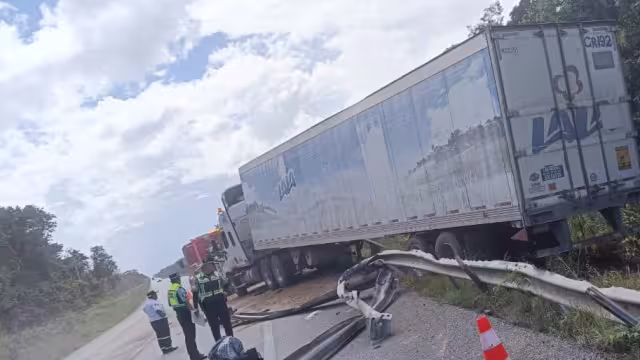 El accidente fue registrado en la carretera 307 cerca de la comunidad de Chumpón