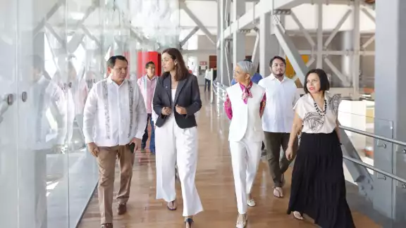 El gobernador de Yucatán fue acompañado por la titular del SECIHTI