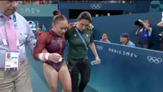 Natalia Escalera, gimnasta mexicana, compite en París 2024, pese a ruptura de ligamento: VIDEO