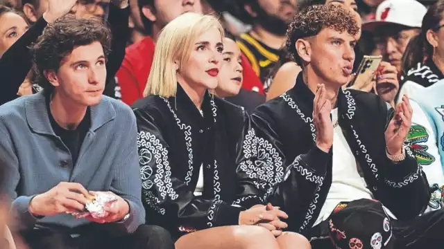 La pareja fue vista en la NBA