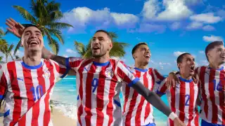 La selección charrúa.