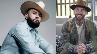 Carín León y Sergio Ramos