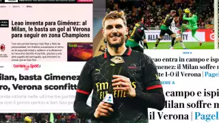 Santi salió ovacionado de San Siro