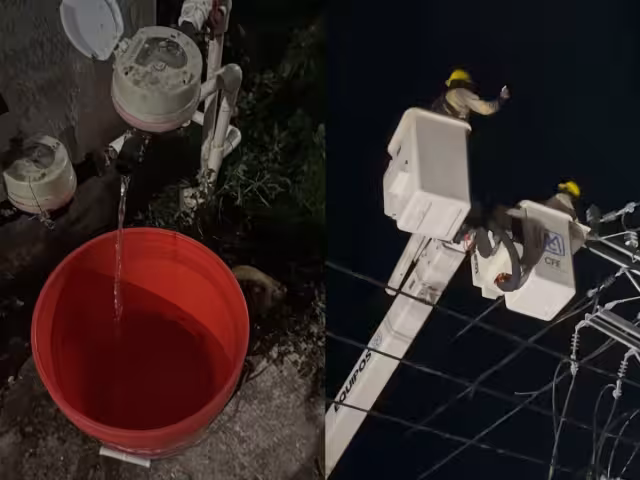 Durante la madruga de ayer, el bombeo del agua no llegó a diversas Supermanzanas por carencia del suministro energético