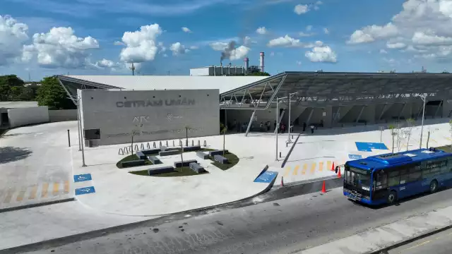 El Cetram Umán conecta 35 rutas foráneas y urbanas, permitiendo transbordos gratuitos dentro del centro