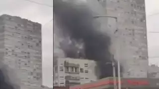 Emiten alerta por incendio en departamentos de la alcaldía Azcapotzalco