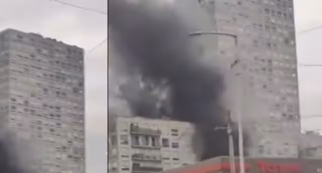 Emiten alerta por incendio en departamentos de Circuito Interior en la alcaldía Azcapotzalco