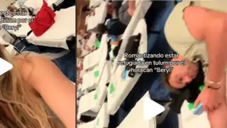 Turista muestra refugio lujoso por paso de huracán Beryl en Quintana Roo y despierta críticas: VIDEO