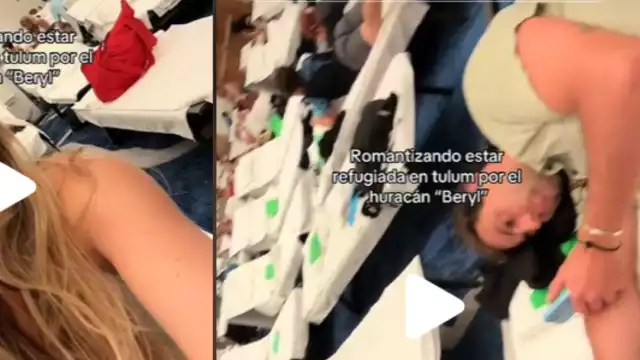 Joven comparte experiencia en lujoso refugio por paso de Beryl en Tulum