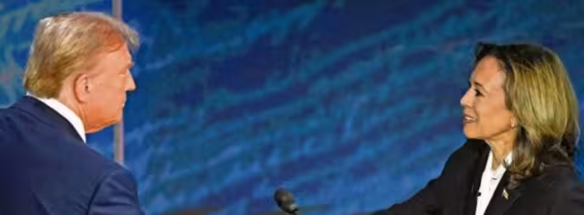 Donald Trump y Kamala Harris, candidatos a la presidencia de los Estados Unidos