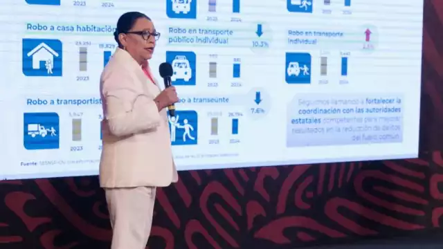 Rosa Icela Rodríguez, secretaria de Seguridad Pública y Protección Ciudadana