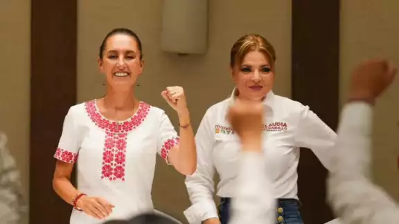Claudia Sheinbaum, candidata de la coalición Sigamos Haciendo Historia
