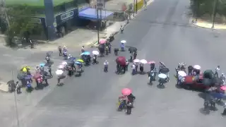 Maestros de la CNTE mantienen sus bloqueos en Mérida