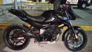 Motocicleta robada y abandonada, otro reflejo del aumento de atracos en Playa del Carmen