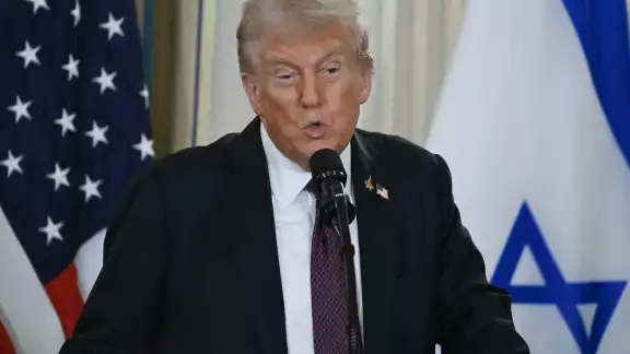 Donald Trump aseguró que se sentía muy orgulloso de anunciar el acuerdo. Donald Trump aseguró que se sentía muy orgulloso de anunciar el acuerdo.