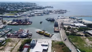 Avanza 8% obra clave para reactivar el puerto en Ciudad del Carmen.