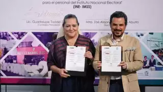 INE e IMSS firman convenio para garantizar asistencia médica durante la jornada electoral