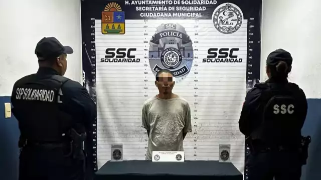 Elementos de la SSCM detuvieron al presunto responsable, mientras que la víctima presentaba una lesión en la cabeza