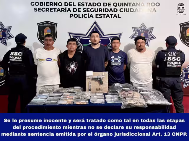 Los detenidos responden a los nombres de Julián Misael “N”, Isidro “N”, Venancio “N”, Luciano “N” y Felipe “N”