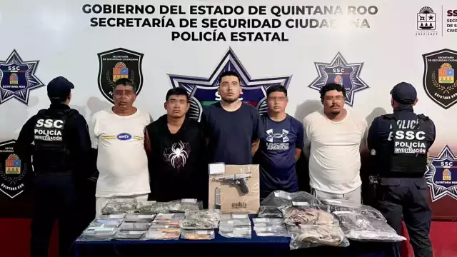 Los detenidos responden a los nombres de Julián Misael “N”, Isidro “N”, Venancio “N”, Luciano “N” y Felipe “N”