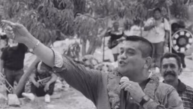 José Alfredo Caberera, candidato a la alcaldía de Coyuca de Benitez, asesinado en su cierre de campaña