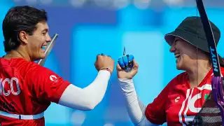 Ale Valencia y Matías Grande avanzan a Cuartos en Tiro con arco mixto