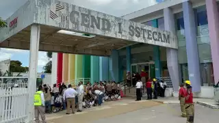 Campeche: Conato de incendio alerta a personal del CENDI Issstecam