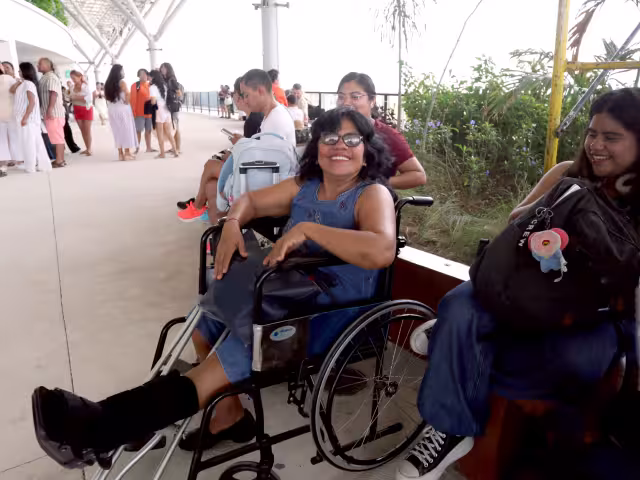 Una fractura no impidió que se fuera a Izamal y recordara su infancia, en Guatemala