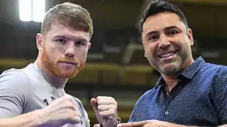 Canelo Álvarez y César de la Hoya