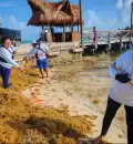 Autoridades exhortaron a los empresarios a mantener limpieza constante en la costa durante la temporada alta, y apoyar con alimentos a los voluntarios