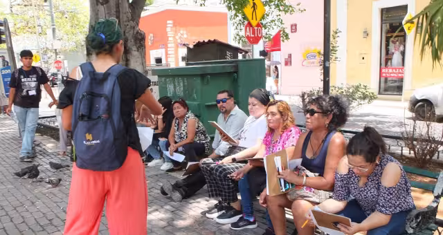 Encuestadora realiza sondeo en el Centro de Mérida