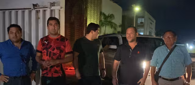 Dijo que estuvo en la Sala de Juicios Orales, acompañado de su padre y Paul Arce