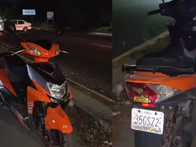 Propietaria recupera motoneta olvidada en colonia Carlos Salinas