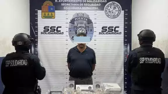 Se aseguraron en total un arma calibre 45, dos cargadores y 233 cartuchos útiles